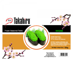 TAKAHIRO TOBIKO ROE (GREEN:WASABI) 20X500GR