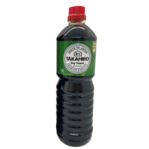 TAKAHIRO SOY SAUCE LESS SODIUM 100% VEGAN 1L