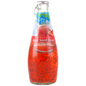 Strawberry Juice With Basil Seed 290ml