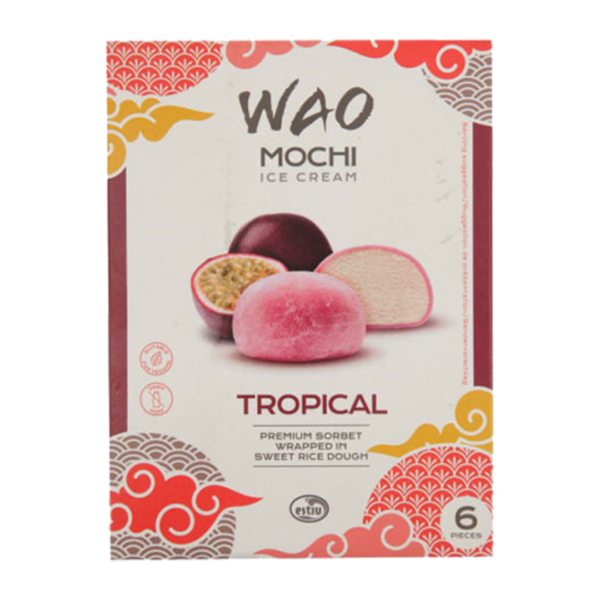 Wao Mochi Ice Cream Tropical 6pcs 210gr