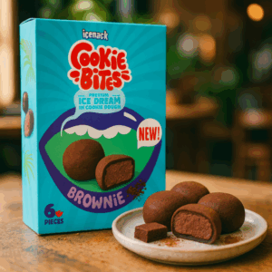 Wao Mochi Ice Cream Brownie Bites 6pcs 210gr