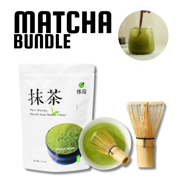 Matcha Box Super Deal ( 1 matcha whisk & 1 matcha powder 100gr)