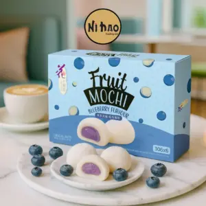 blueberry mochi
