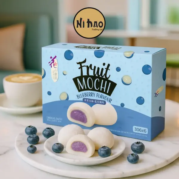 blueberry mochi