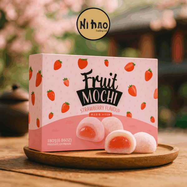 Love & Love Strawberry Mochi 180g – Taiwanese Fruit Mochi