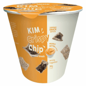 Yopokki Kim Crispy Chip ( Seaweed Snack) Peanut Butter flavor 30g