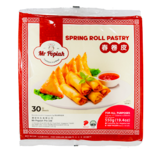Pastry For Spring Rolls 250mm 550Gr (30Sheets) (Mr.Popiah )